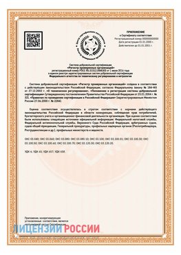 Приложение СТО 03.080.02033720.1-2020 (Образец) Пущино Сертификат СТО 03.080.02033720.1-2020